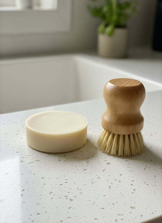 Citrus Dish Soap Refill. ( Dish brush sold separately)