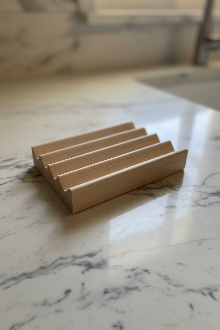 Wood Soap Stand
